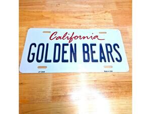 NCAA California Bears Metal License Plate University Auto Truck Sign New CA